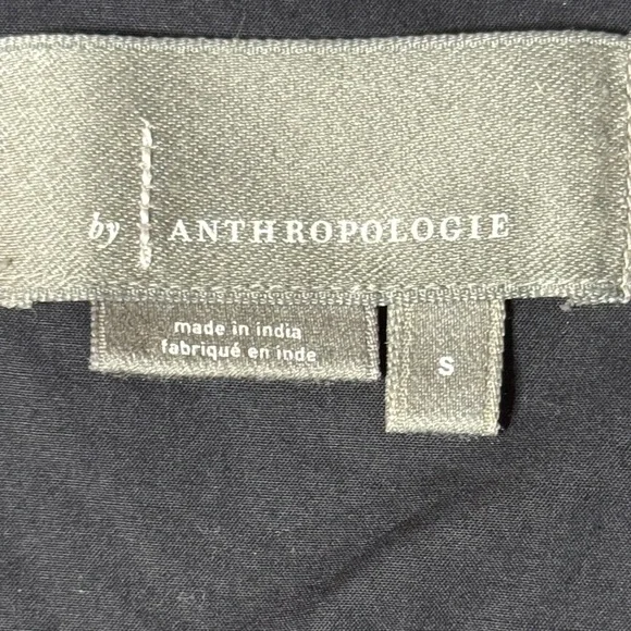 ANTHROPOLOGIE BLACK SOMERSET SHORT SLEEVE MAXI DRESS - Picture 12 of 13